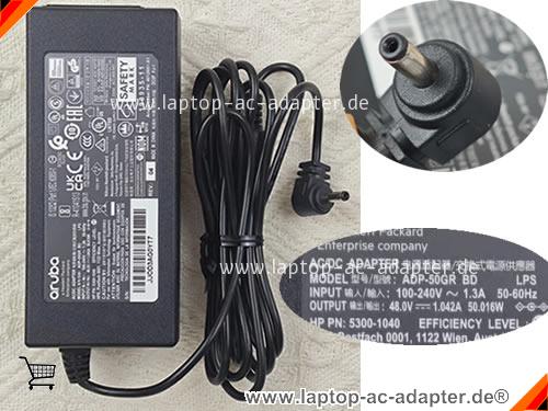 Original HP 5300-1040 ac adapter, 48V 1.042A 5300-1040 Notebook Netzteile ARUBA48V1.042A50W-3.5x1.35mm Original HP 5300-1040 adapter, 48V 1.042A 5300-1040 Notebook Netzteile, ARUBA48V1.042A50W-3.5x1.35mm