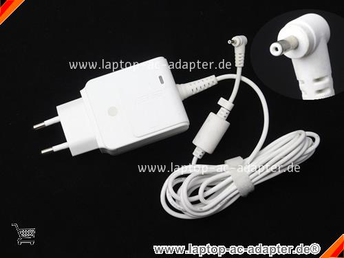 Original ASUS R101D adapter, 19V 1.58A R101D Notebook Netzteile, ASUS19V1.58A30W-2.31x0.7mm-EU-wall-W