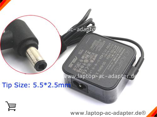 Original ASUS F83 adapter, 19V 3.42A F83 Notebook Netzteile, ASUS19V3.42A-square-5.5x2.5mm