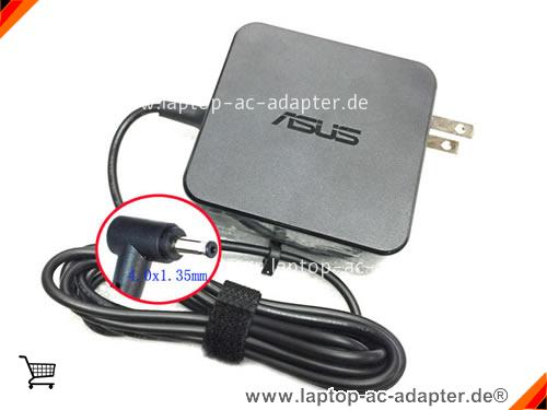 Original ASUS X201E-DH01 adapter, 19V 3.42A X201E-DH01 Notebook Netzteile, ASUS19V3.42A65W-4.0x1.35mm-Square-US