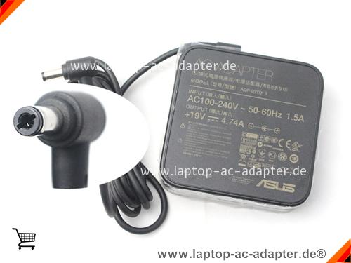 Original ASUS A73T adapter, 19V 4.74A A73T Notebook Netzteile, ASUS19V4.74A90W-5.5X2.5mm-Square