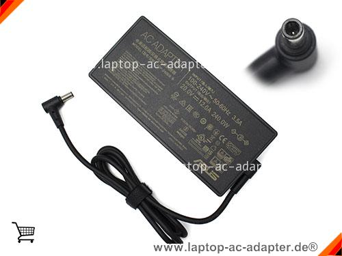 Original ASUS TUF F17-FX707ZM adapter, 20V 12A TUF F17-FX707ZM Notebook Netzteile, ASUS20V12A240W-6.0x3.5mm-SPA