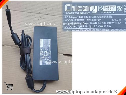 Original CHICONY KP3300H003 adapter, 19.5V 16.9A KP3300H003 Notebook Netzteile, CHICONY19.5V16.9A330W-5.5x1.7mm-A23-330P2A