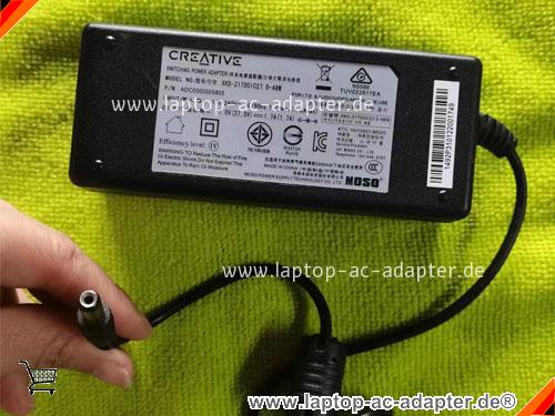 Original CREATIVE GIGAWORKS T40 adapter, 27V 2.1A GIGAWORKS T40 Notebook Netzteile, CREATIVE27V1.7A48W-5.5x2.1mm-A