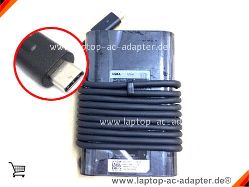 Original DELL LATITUDE 7310 TKTTY adapter, 20V 3.25A LATITUDE 7310 TKTTY Notebook Netzteile, DELL20V3.25A65W-Type-C