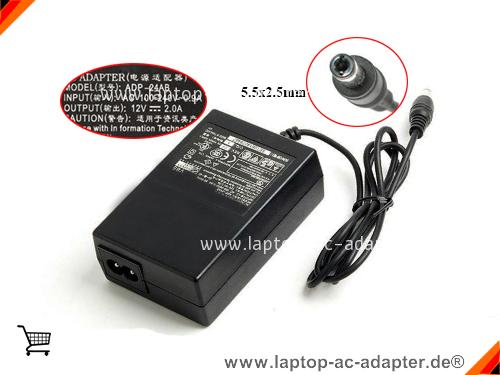 Original DELTA ADP24AB ac adapter, 12V 2A ADP24AB Notebook Netzteile DELTA12V2A24W-5.5x2.5mm-AB Original DELTA ADP24AB adapter, 12V 2A ADP24AB Notebook Netzteile, DELTA12V2A24W-5.5x2.5mm-AB