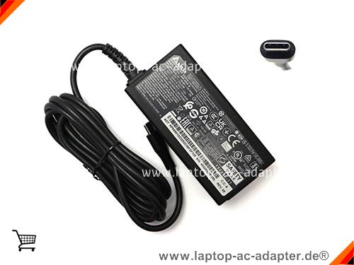 Original ACER CHROMEBOOK SPIN 311 CP311-2H-C2C4 adapter, 20V 2.25A CHROMEBOOK SPIN 311 CP311-2H-C2C4 Notebook Netzteile, DELTA20V2.25A45W-Type-C-45HGB
