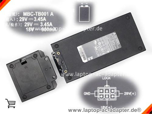 Original DELTA MBC-TB001A adapter, 29V 3.45A MBC-TB001A Notebook Netzteile, DELTA29V3.45A100W-Molex-6hole