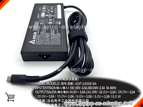 Original DELTA ADP-240KB BA ac adapter, 48V 5A ADP-240KB BA Notebook Netzteile DELTA48V5A240W-Type-C-ADP240KBBA Original DELTA ADP-240KB BA adapter, 48V 5A ADP-240KB BA Notebook Netzteile, DELTA48V5A240W-Type-C-ADP240KBBA