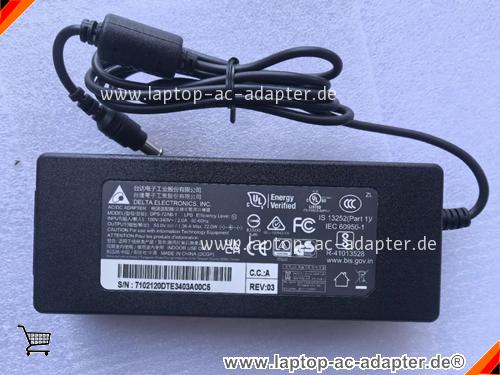 Original DELTA DPS-72AB-1 ac adapter, 53V 1.36A DPS-72AB-1 Notebook Netzteile DELTA53V1.36A72W-6.5x4.4mm Original DELTA DPS-72AB-1 adapter, 53V 1.36A DPS-72AB-1 Notebook Netzteile, DELTA53V1.36A72W-6.5x4.4mm