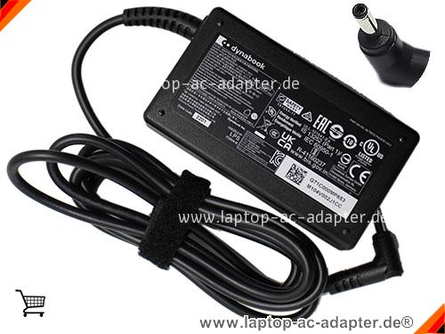 Original DYNABOOK SATELLITE PRO L40-G adapter, 19V 3.42A SATELLITE PRO L40-G Notebook Netzteile, DYNABOOK19V3.42A65W-3.5x1.35mm