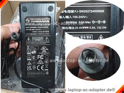 Original FUJIA 24V 5.5A Laptop AC Adapter, Notebook Netzteile FJ24V5.5A132W-7.4x5.0mm Original FUJIA 24V 5.5A Laptop AC Adapter, Notebook Netzteile