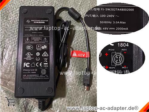Original FUJIA 48V 2A Laptop AC Adapter, Notebook Netzteile FJ48V2A96W-4Pins-SZXF Original FUJIA 48V 2A Laptop AC Adapter, Notebook Netzteile