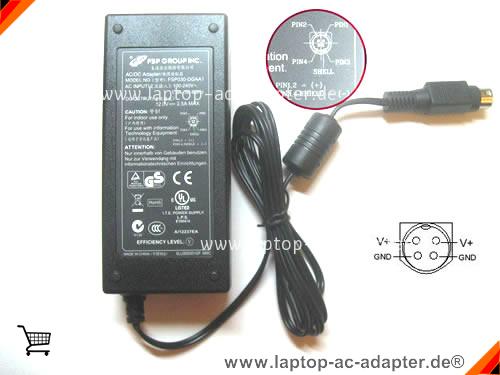 Original ABUS TVVR30003 adapter, 12V 2.5A TVVR30003 Notebook Netzteile, FSP12V2.5A30W-4PIN