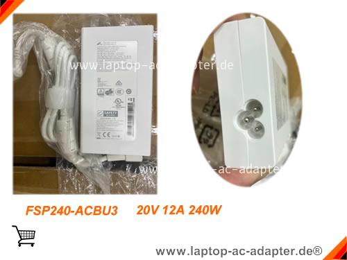 Original FSP FSP240-ACBU3 adapter, 20V 12A FSP240-ACBU3 Notebook Netzteile, FSP20V12A240W-5.5x2.5mm-GAN-W