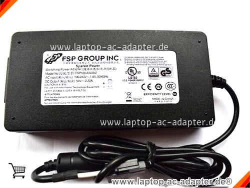 Original FSP FSP120AWAN2 adapter, 54V 2.22A FSP120AWAN2 Notebook Netzteile, FSP54V2.22A120W-2PIN
