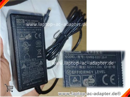 Original Gve Gm65-520125-f Ac Adapter 52v 1.25a 65w Power Supply auf laptop-ac-adapter.de