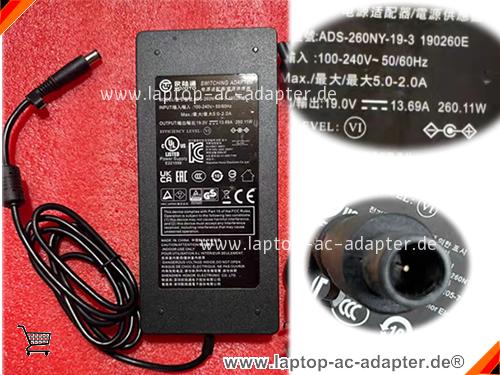 Original HOIOTO ADS-260NY-19-3 190260E adapter, 19V 13.69A ADS-260NY-19-3 190260E Notebook Netzteile, HOIOTO19V13.69A260.11W-7.4x5.0mm