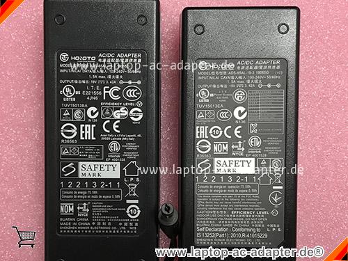 Original ACER SCREEN H276HL adapter, 19V 3.42A SCREEN H276HL Notebook Netzteile, HOIOTO19V3.42A65W-5.5x2.1mm