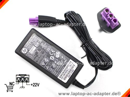 Original HP DESKJET 2648 adapter, 22V 0.455A DESKJET 2648 Notebook Netzteile, HP22V0.455A10W-Molex-3pins