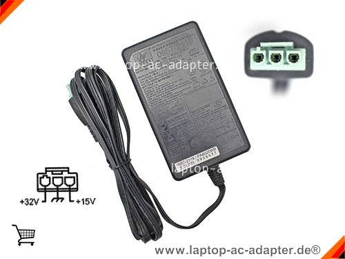 Original HP DESKJET C9080D adapter, 32V 0.563A DESKJET C9080D Notebook Netzteile, HP32V0.563A20W-Molex-3PIN