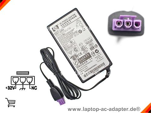 Original HP PRINTER D730 adapter, 32V 0.625A PRINTER D730 Notebook Netzteile, HP32V0.625A20W-Molex-3PIN