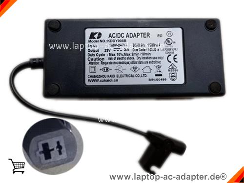 Original KAIDI KDDY008B ac adapter, 29V 2A KDDY008B Notebook Netzteile KAIDI29V2A58W-2Prong Original KAIDI KDDY008B adapter, 29V 2A KDDY008B Notebook Netzteile, KAIDI29V2A58W-2Prong
