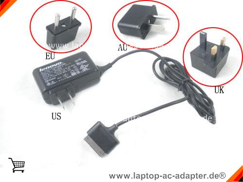 Original LENOVO PAD S1 adapter, 12V 1.5A PAD S1 Notebook Netzteile, LENOVO12V1.5A18W-platoon-US