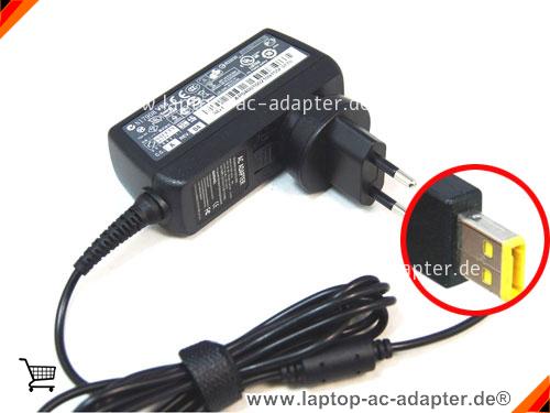 Original LENOVO THINKPAD HELIX 11 adapter, 12V 3A THINKPAD HELIX 11 Notebook Netzteile, LENOVO12V3A36W-OEM-EU