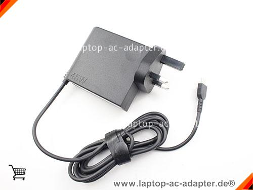 Original LENOVO THINKPAD S2 3RD GEN adapter, 20V 2.25A THINKPAD S2 3RD GEN Notebook Netzteile, LENOVO20V2.25A45W-TYPE-C-UK