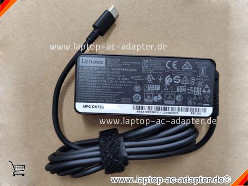 Original LENOVO X270 720S-13ARR adapter, 20V 2.25A X270 720S-13ARR Notebook Netzteile, LENOVO20V2.25A45W-Type-c