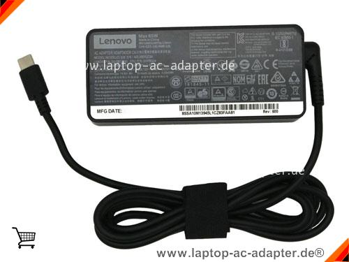 Original LENOVO THINKPAD X280 adapter, 20V 3.25A THINKPAD X280 Notebook Netzteile, LENOVO20V3.25A65W-Type-c