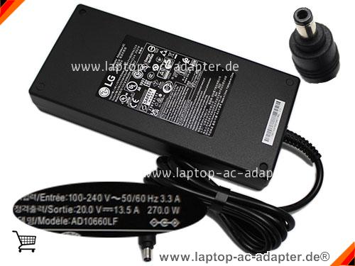 Original LG ULTRAGEAR OLED GAMING MONITOR adapter, 20V 13.5A ULTRAGEAR OLED GAMING MONITOR Notebook Netzteile, LG20V13.5A270W-5.5x2.5mm