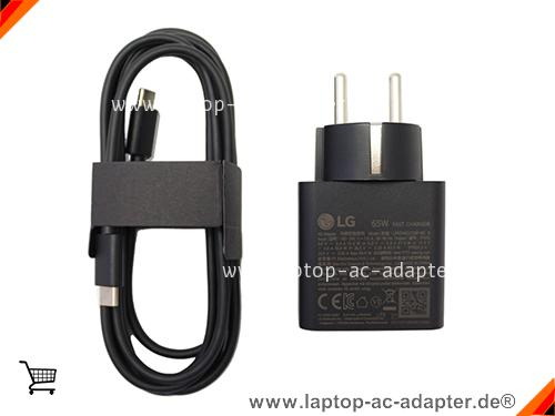 Original LG LP65WGC20P-EK B adapter, 20V 3.25A LP65WGC20P-EK B Notebook Netzteile, LG20V3.25A65W-TYPEC-EU