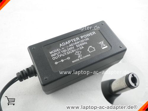 LI SHIN LSE9912A0918 adapter, 9V 2A LSE9912A0918 Notebook Netzteile, LISHIN9V2A18W-5.5x2.5mm