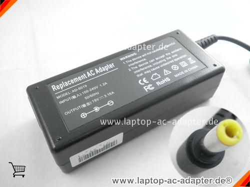 Original HP F1454A adapter, 19V 3.16A F1454A Notebook Netzteile, LITEON19V3.16A60W-5.5x2.5mm