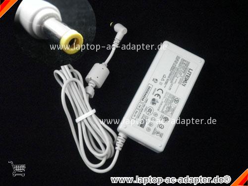 Original GATEWAY E-100M SB adapter, 19V 3.42A E-100M SB Notebook Netzteile, LITEON19V3.42A65W-6.0x3.0mm-W