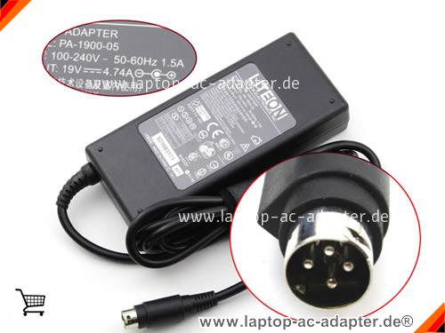 Original LITEON ADP-90SB BB ac adapter, 19V 4.74A ADP-90SB BB Notebook Netzteile LITEON19V4.74A90W-4PIN Original LITEON ADP-90SB BB adapter, 19V 4.74A ADP-90SB BB Notebook Netzteile, LITEON19V4.74A90W-4PIN