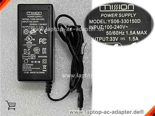 Original Mission Ys06-330150d Power Supply Für Speakers 33v 1.5a auf laptop-ac-adapter.de