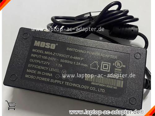 Original MOSO MSA-Z1700IC27.0-48W-P ac adapter, 27V 1.7A MSA-Z1700IC27.0-48W-P Notebook Netzteile MOSO27V1.7A48W-5.5x2.1mm Original MOSO MSA-Z1700IC27.0-48W-P adapter, 27V 1.7A MSA-Z1700IC27.0-48W-P Notebook Netzteile, MOSO27V1.7A48W-5.5x2.1mm
