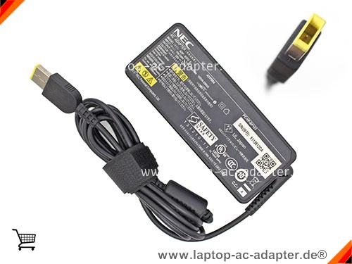 Original NEC LAVIE DIRECT HF SERIES adapter, 20V 3.25A LAVIE DIRECT HF SERIES Notebook Netzteile, NEC20V3.25A-65W-rectangle-pin-LONG