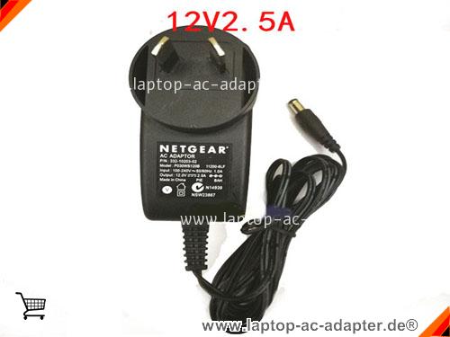 Original NETGEAR R6300 adapter, 12V 2.5A R6300 Notebook Netzteile, NETGEAR12V2.5A30W-5.5x2.1mm-AU