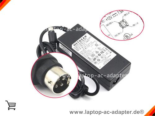Original NETGEAR NAS DRIVE adapter, 12V 7.5A NAS DRIVE Notebook Netzteile, NETGEAR12V7.5A90W-4pin