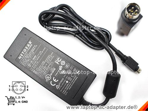 Original NETGEAR READYNAS RN104 adapter, 12V 7A READYNAS RN104 Notebook Netzteile, NETGEAR12V7A84W-4PIN-SZXF
