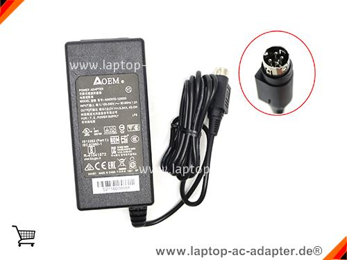 Original AAEON RTC-710AP RUGGED TABLET COMPUTERS adapter, 12V 3.34A RTC-710AP RUGGED TABLET COMPUTERS Notebook Netzteile, OEM12V3.34A40W-4PIN