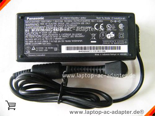 Original PANASONIC CF-W2 adapter, 16V 4.06A CF-W2 Notebook Netzteile, PANASONIC16V4.06A65W-5.5x2.5mm-B