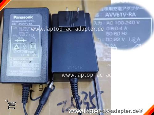 Original PANASONIC AVV61V-RA ac adapter, 22V 1A AVV61V-RA Notebook Netzteile PANASONIC22V1A22W-5.5x2.5mm-US Original PANASONIC AVV61V-RA adapter, 22V 1A AVV61V-RA Notebook Netzteile, PANASONIC22V1A22W-5.5x2.5mm-US