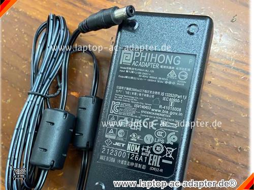 Original DATALOGIC MAGELLAN M3450VSI SCANNER adapter, 12V 1.5A MAGELLAN M3450VSI SCANNER Notebook Netzteile, PHIHONG12V1.5A18W-5.5x2.1mm