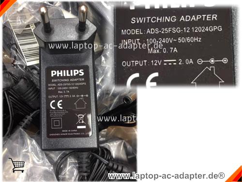 Original PHILIPS ADS-25FSG-12 12024GPG ac adapter, 12V 2A ADS-25FSG-12 12024GPG Notebook Netzteile PHILIPS12V2A-5.5x2.1mm-EU Original PHILIPS ADS-25FSG-12 12024GPG adapter, 12V 2A ADS-25FSG-12 12024GPG Notebook Netzteile, PHILIPS12V2A-5.5x2.1mm-EU
