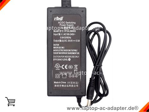 Original RBD RT24-296005 ac adapter, 29.6V 0.5A RT24-296005 Notebook Netzteile RBD29.6V0.5A14.8W-5.5x2.5mm Original RBD RT24-296005 adapter, 29.6V 0.5A RT24-296005 Notebook Netzteile, RBD29.6V0.5A14.8W-5.5x2.5mm